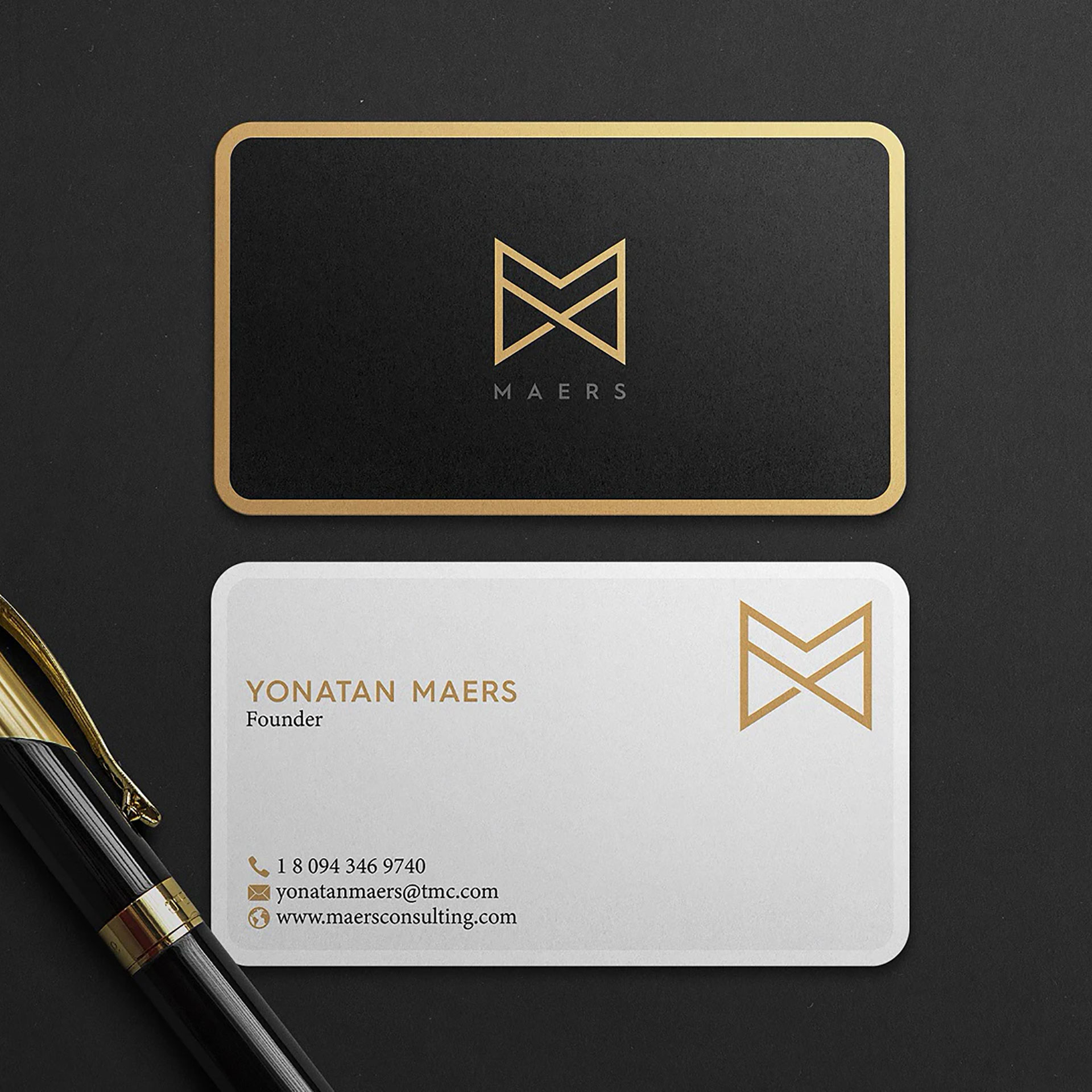 Pavel M: professional business card design