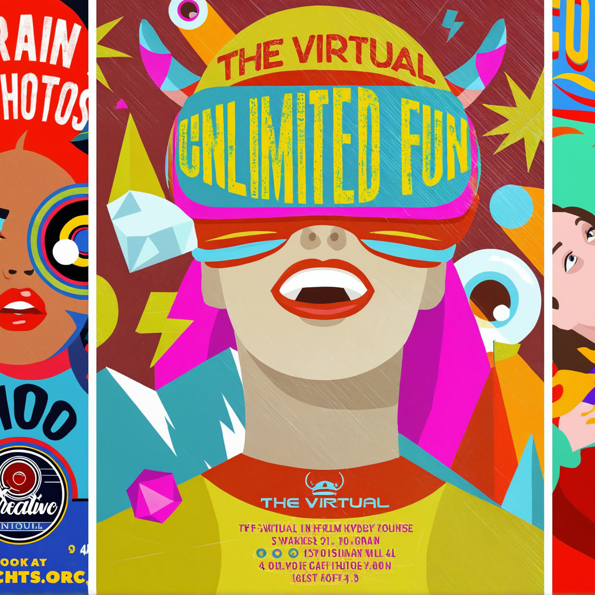 I will design you a unique poster